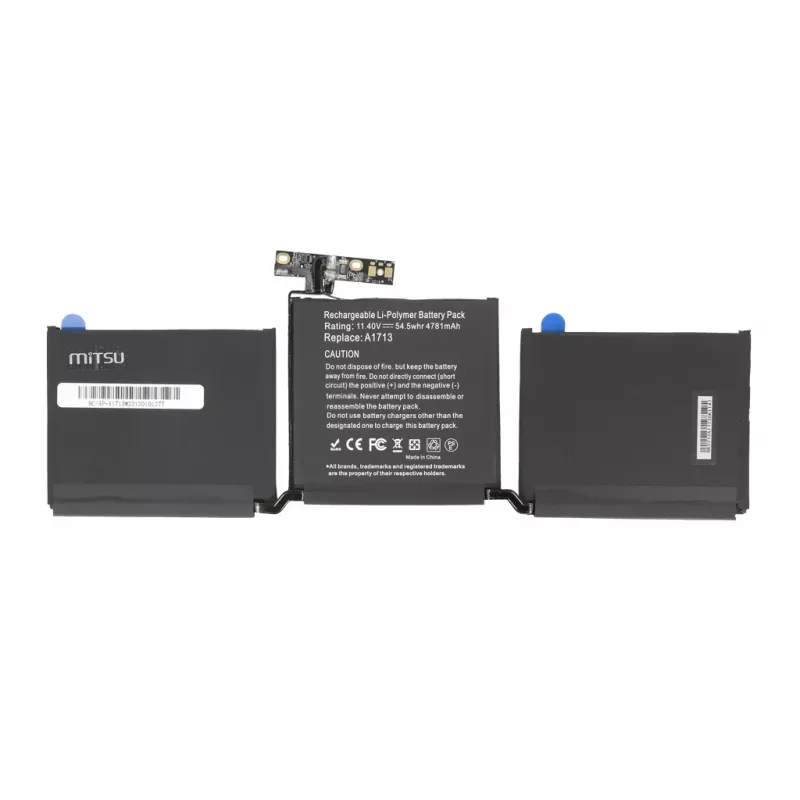 MITSU batteria ricaricabile Apple MacBook Air A1713 PRO13 A1708