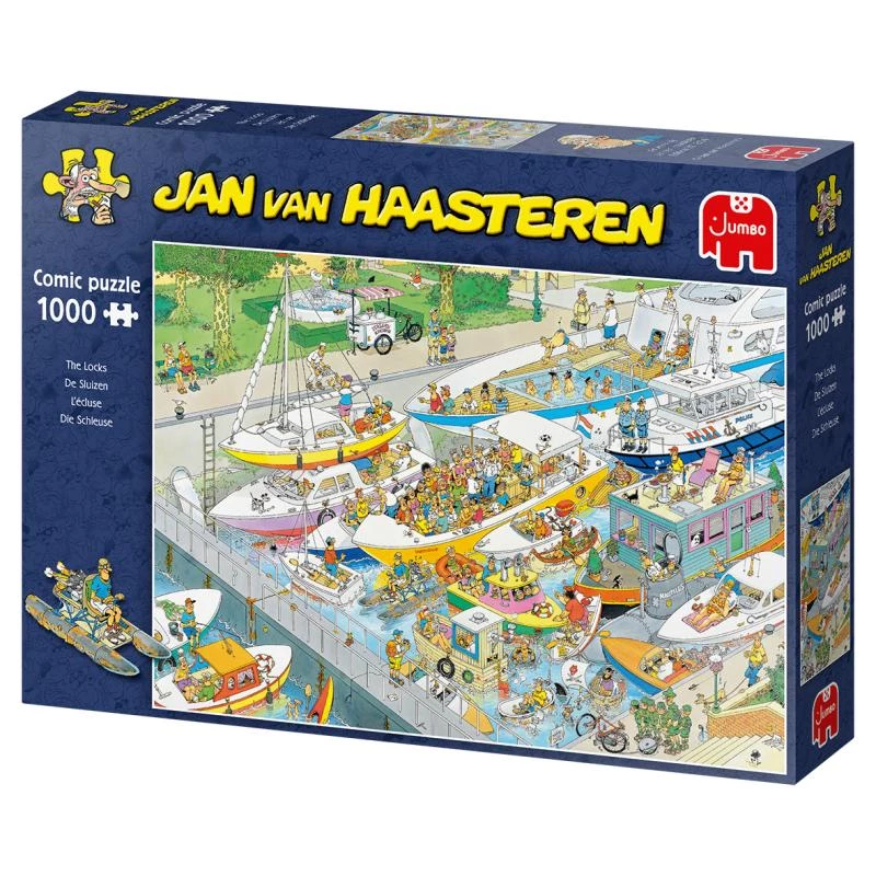 JUMBO SPIELE Jan van Haasteren The Locks puzzle 1000 pezzi