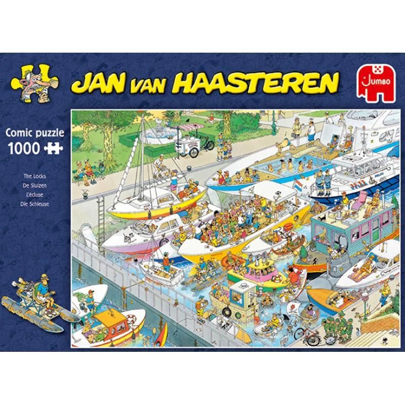JUMBO SPIELE Jan van Haasteren The Locks puzzle 1000 pezzi
