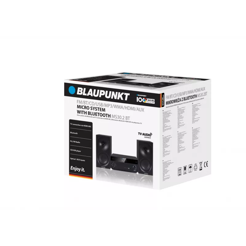 Blaupunkt MS30.2BT microfono Bluetooth nero