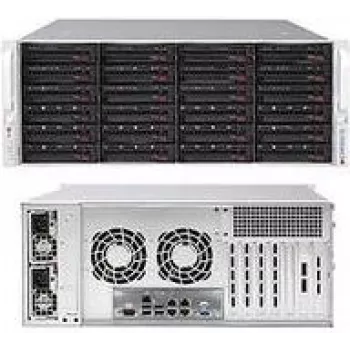 Supermicro SuperChassis 846BE1C-R1K23B case server rack 4U - 24x 3,5