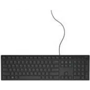 Dell KB216 tastiera USB con filo - layout QWERTY danese - nero