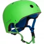 HUDORA casco da skater verde 51-55 cm con luce LED
