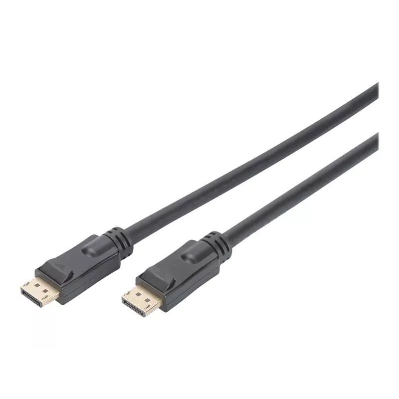 DIGITUS Cavo DisplayPort con amplificatore 4K 60Hz UHD DP/DP M/M nero 20m