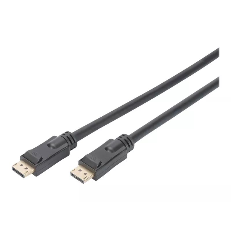 DIGITUS Cavo DisplayPort con amplificatore 4K 60Hz UHD DP/DP M/M nero 20m