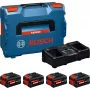 Bosch Professional 18V Starter Set 2x ProCORE18V 5.5Ah 2x ProCORE18V 8.0Ah + caricabatterie doppio GAL 18V2-160 in L-BOXX 102 (1600A0373Y)