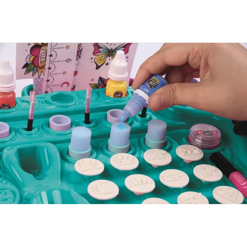 Clementoni Crazy Chic Tattoo Studio set creativo