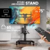 ONKRON TS1552E-B supporto TV mobile per schermi 43-75