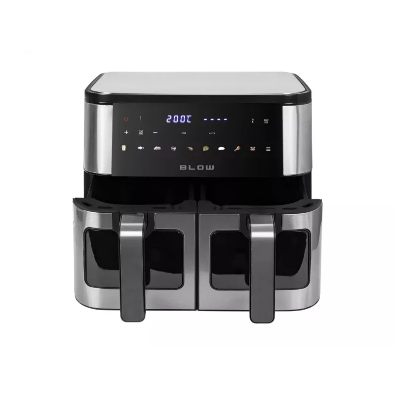 BLOW friggitrice ad aria calda 2500W 9L pannello touch digitale display LED nero