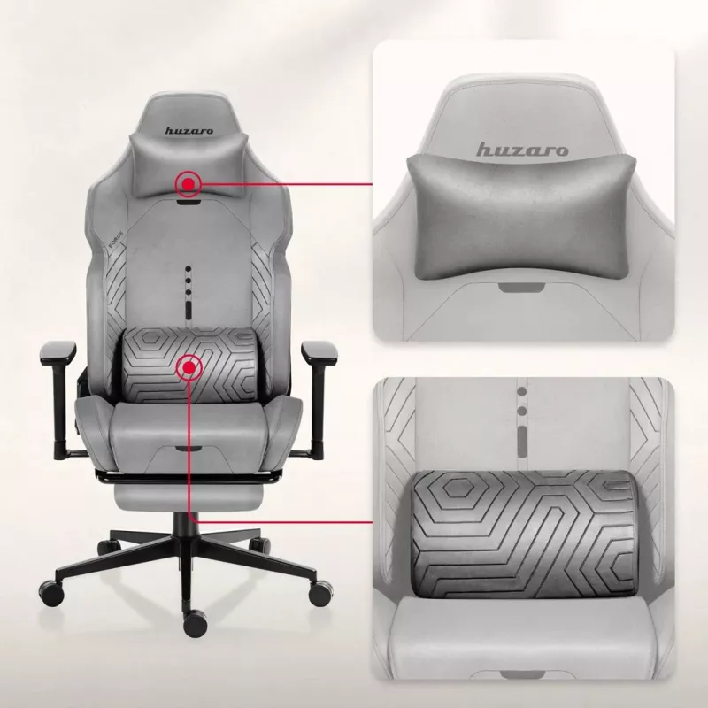 Huzaro Force 8.1 Grey sedia da gaming
