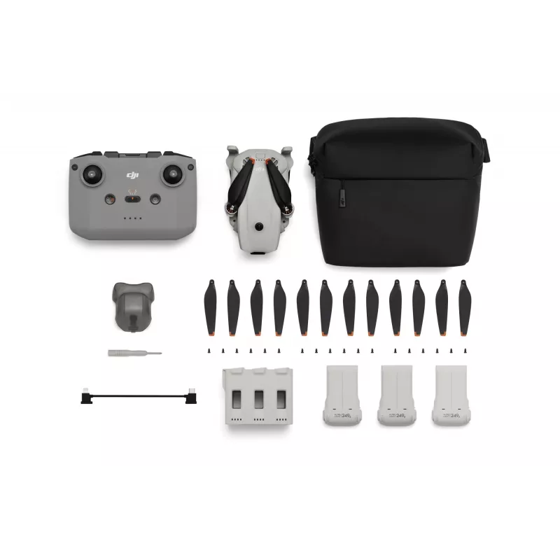 DJI Lito 1 Fly More Combo (DJI RC-N3) drone con fotocamera 4K, grigio