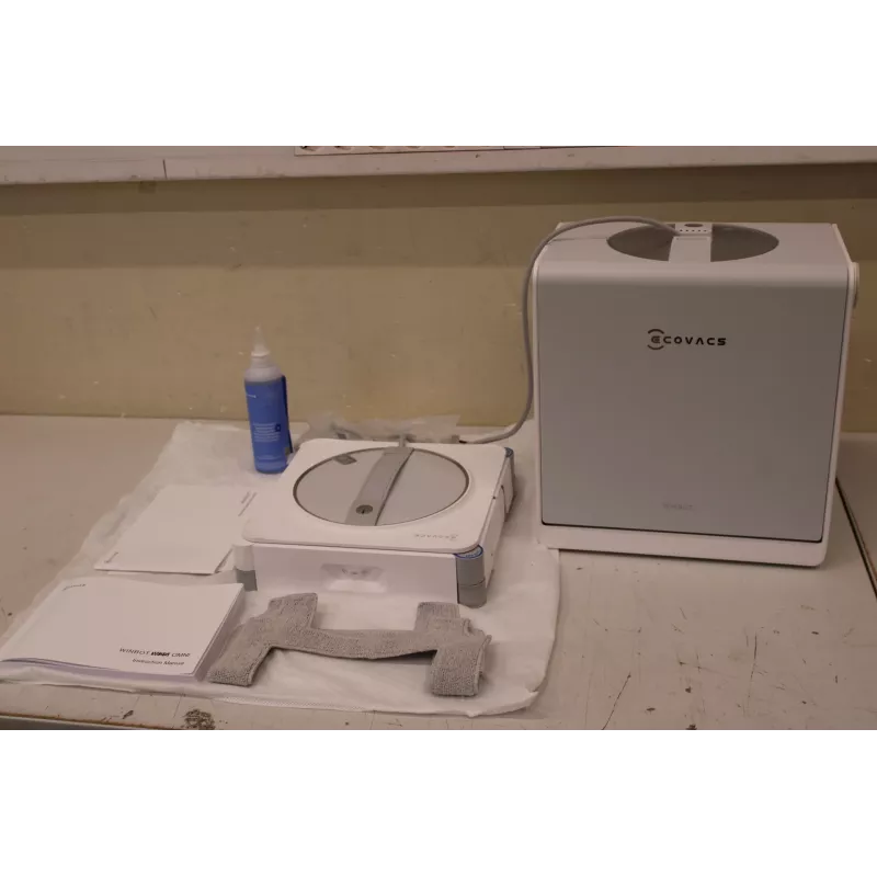 ECOVACS WINBOT W2S OMNI robot lavavetri con cavo, 8000 Pa, bianco