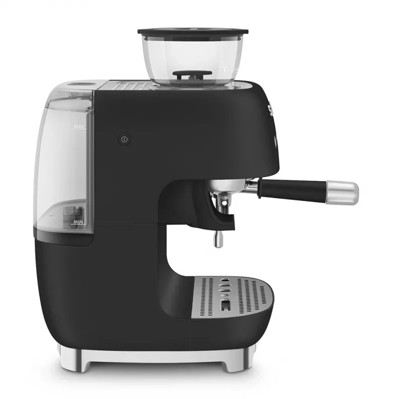 Smeg EGF03BLMEU macchina per espresso con macinacaffè, 1650 W, nero