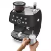Smeg EGF03BLMEU macchina per espresso con macinacaffè, 1650 W, nero