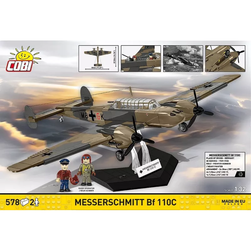 COBI KLOCKI Blocks Messerschmitt BF 110C 578 pezzi