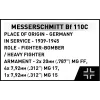 COBI KLOCKI Blocks Messerschmitt BF 110C 578 pezzi