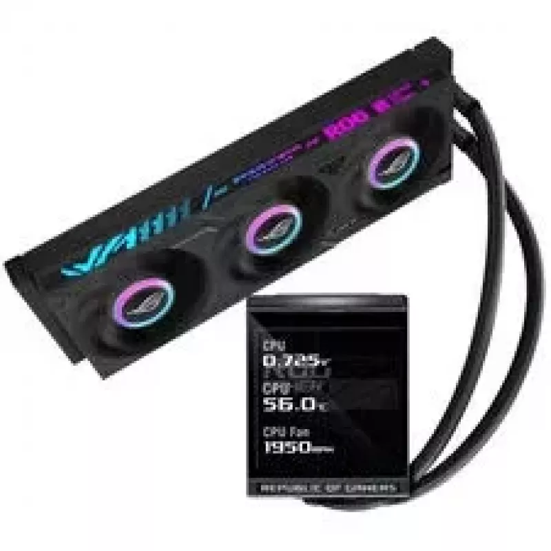ASUS ROG Strix LC IV 360 ARGB LCD dissipatore CPU a liquido All-in-One, 360 mm, nero