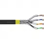 DIGITUS CAT 7A S/FTP cavo dati - per posa interrata, 50 m anello, simplex, PE