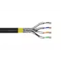 DIGITUS CAT 7A S/FTP cavo dati - per posa interrata, 100 m anello, simplex, PE