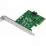 ICY DOCK EXLink MB408A5 Adattatore da MCIO 4i a PCIe 5.0 x4 con redriver