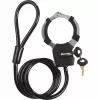 Master Lock Street Cuff lucchetto a cavo con chiave - nero - 1000 mm - 8 mm