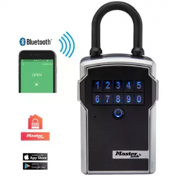 Master Lock 5440EURD lucchetto smart Bluetooth senza chiave tastiera direzionale nero metallo staffa in lega di boro