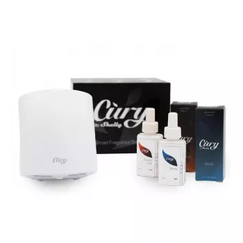 Shelly Cury Box diffusore di aromi smart Wi-Fi Bluetooth bianco Plug & Play