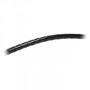 Synergy21 organizzatore spirale per cavi, flessibile, 9-65mm, 10m, nero