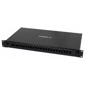 Synergy 21 patch panel in fibra ottica 24x LC-Duplex fori, 19 pollici 1U, non popolato, nero