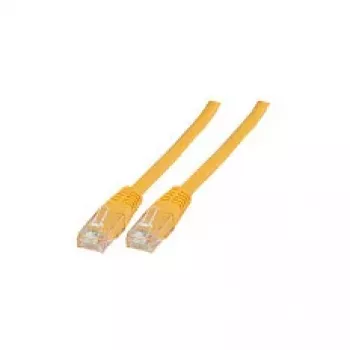 EFB Elektronik ECOLAN cavo patch RJ45 Cat.6 U/UTP PVC CCA giallo 15m