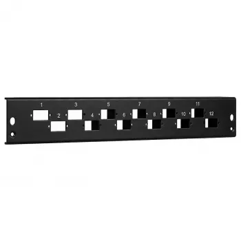 EFB Pannello frontale 24 x SC Duplex/LC Quad Vertical, Black
