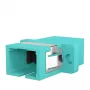 EFB accoppiatore fibra ottica SC Simplex OM3, Aqua, Ceramic Sleeve, One-Piece