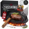 GUSSKÖNIG padella grill in ghisa pre-stagionata 30 cm quadrata