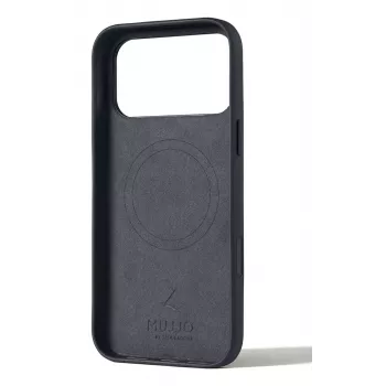 Mujjo Custodia in pelle per iPhone 17 Pro Max con MagSafe (Basalt)