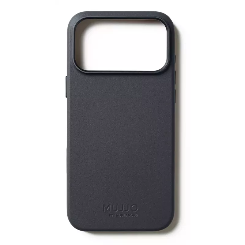 Mujjo Custodia in pelle per iPhone 17 Pro Max con MagSafe (Basalt)