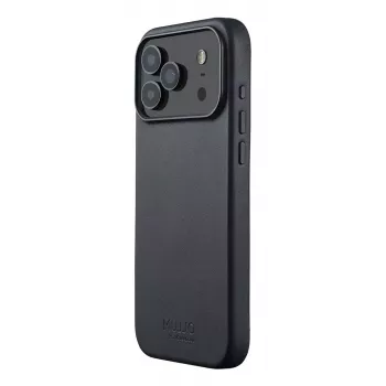 Mujjo Custodia in pelle per iPhone 17 Pro Max con MagSafe (Basalt)