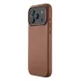 Mujjo Custodia in pelle per iPhone 17 Pro Max con MagSafe (Tan)