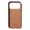 Mujjo Custodia in pelle con portafoglio per iPhone 17 Pro Max, compatibile MagSafe, Tan