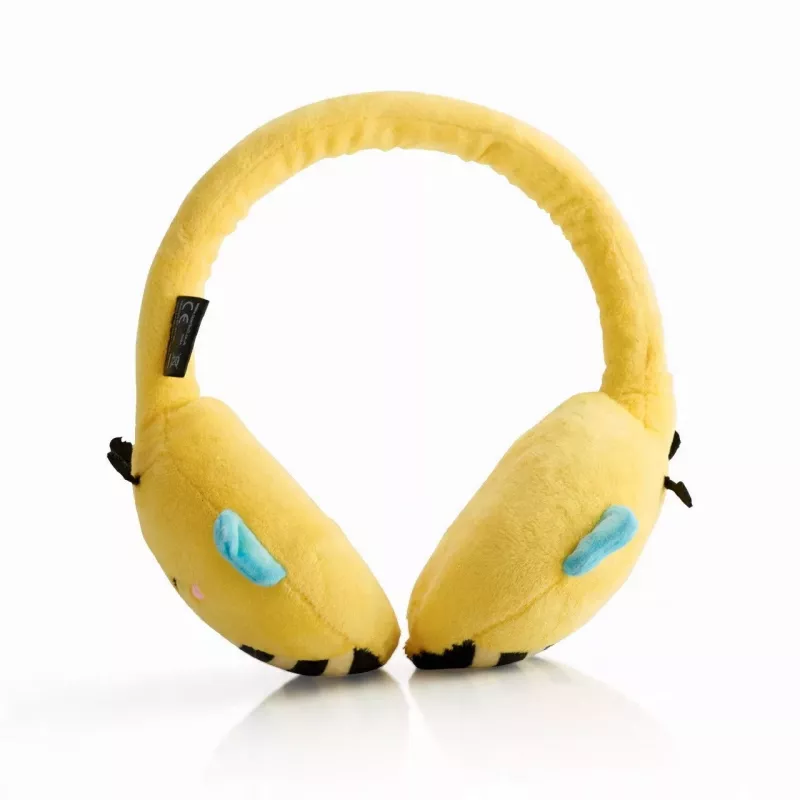 LAZERBUILT Squishmallows Cuffie Bluetooth on-ear per bambini - Sunny The Bee (HMSQM-BT-SUNNY)