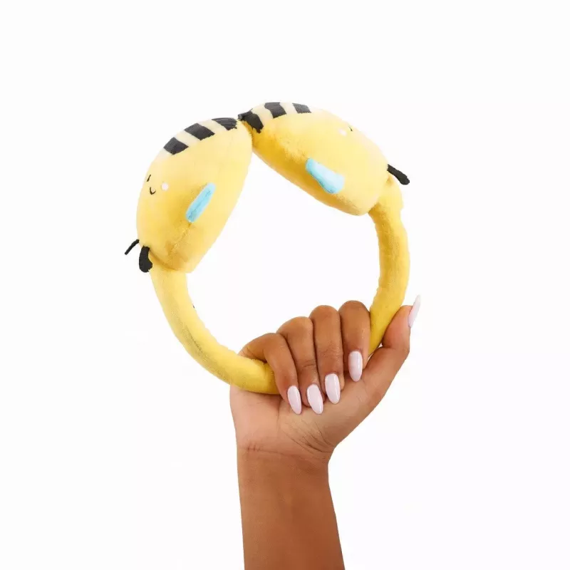LAZERBUILT Squishmallows Cuffie Bluetooth on-ear per bambini - Sunny The Bee (HMSQM-BT-SUNNY)