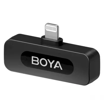BOYA BY-V1 V2.0 Microfono wireless ultra compatto 2,4GHz per dispositivi Lightning - 1TX+1RX