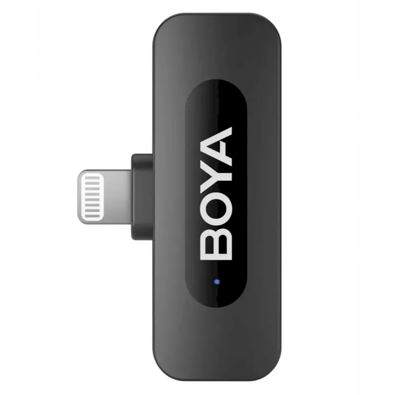 BOYA BY-V1 V2.0 Microfono wireless ultra compatto 2,4GHz per dispositivi Lightning - 1TX+1RX