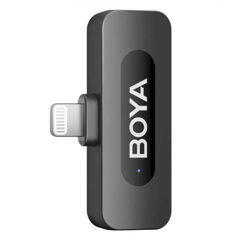 BOYA BY-V1 V2.0 Microfono wireless ultra compatto 2,4GHz per dispositivi Lightning - 1TX+1RX