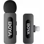 BOYA BY-V1 V2.0 Microfono wireless ultra compatto 2,4GHz per dispositivi Lightning - 1TX+1RX