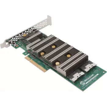 Microchip Adaptec SmartRAID Ultra 3254-16e /e 8GB SAS/NVMe 16 porte esterno PCIe x16 24 Gbps controller RAID Low Profile