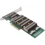 Microchip Adaptec SmartRAID Ultra 3254-16e /e 8GB SAS/NVMe 16 porte esterno PCIe x16 24 Gbps controller RAID Low Profile