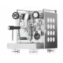 Rocket Appartamento macchina per caffè cromo bianco