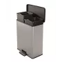 Curver pattumiera a pedale 26L+26L / IML Metallized