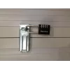 Master Lock 7640EURDBLK lucchetto a combinazione 40mm larghezza archetto, archetto in acciaio temprato, 4 cifre reimpostabile, argento/grigio