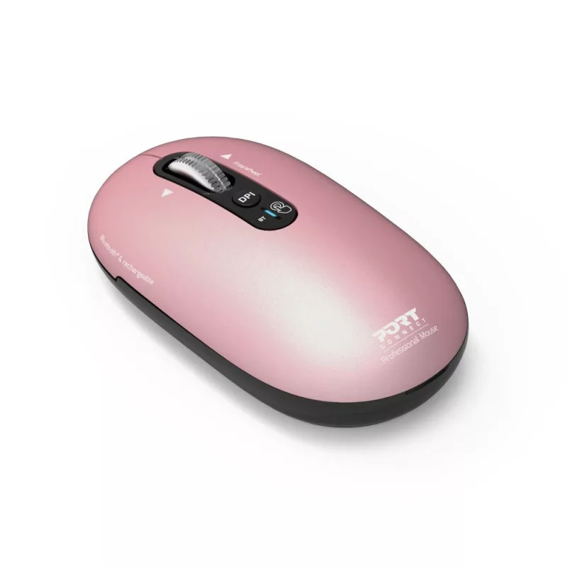 PORT Designs Pure MAC mouse Bluetooth ricaricabile - Copper Rose - ottico